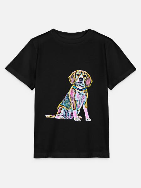 Beagle - Stanley/Stella Kinder T-Shirt MINI CREATOR  - Schwarz