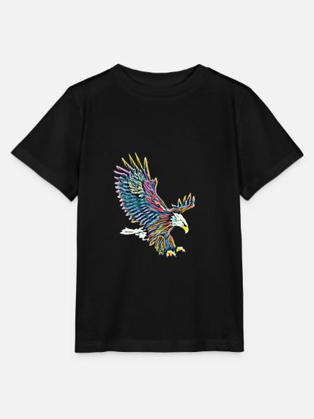 Adler - Stanley/Stella Kinder T-Shirt MINI CREATOR  - Schwarz