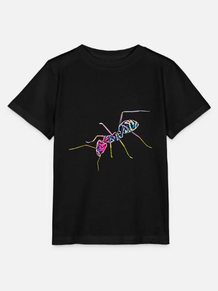 Ameise - Stanley/Stella Kinder T-Shirt MINI CREATOR - Schwarz