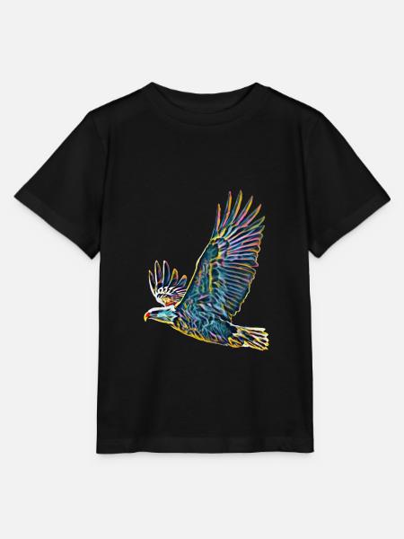 Adler - Stanley/Stella Kinder T-Shirt MINI CREATOR  - Schwarz