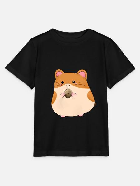 hamster - Stanley/Stella MINI CREATOR Kids’ T-Shirt - black
