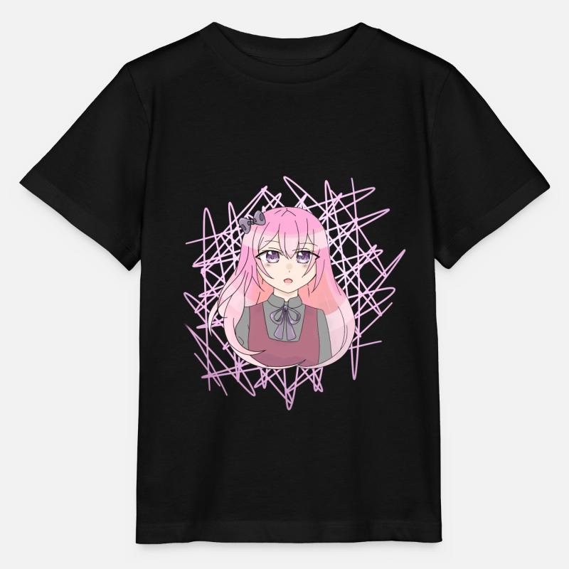 Fille manga - T-shirt bio MINI CREATOR Stanley/Stella Enfant - noir
