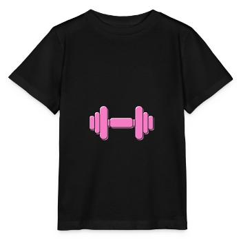 Sport rose - T-shirt bio MINI CREATOR Stanley/Stella Enfant - noir - Devant - Mikhail (115cm)