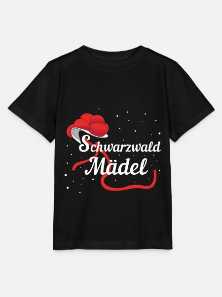 Schwarzwaldmädel Black Forest Schwarzwald Wandern - Stanley/Stella Kinder T-Shirt MINI CREATOR  - Schwarz
