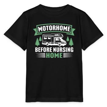 Camping-car avant le camping-car en maison de retraite - T-shirt bio MINI CREATOR Stanley/Stella Enfant - noir - Devant - Mikhail (115cm)