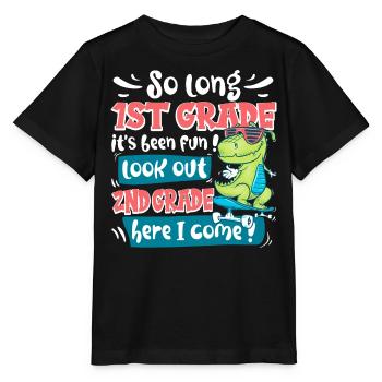 Fin Du CP Primaire CE1 Rentrée Enfant - T-shirt bio MINI CREATOR Stanley/Stella Enfant - noir - Devant - Mikhail (115cm)