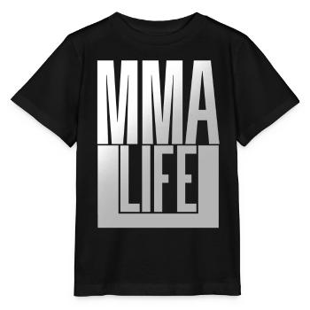 MMA Life - Stanley/Stella Kinder T-Shirt MINI CREATOR  - Schwarz - Vorne - Mikhail (115cm)
