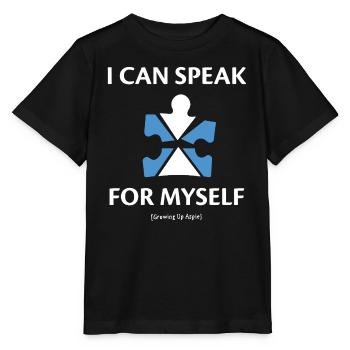 Autism I Can Speak For Myself - Stanley/Stella MINI CREATOR Kids’ T-Shirt - black - Front - Mikhail (115cm)