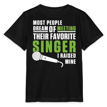 Singer Parent - Stanley/Stella MINI CREATOR Kids’ T-Shirt - black - Front - Mikhail (115cm)