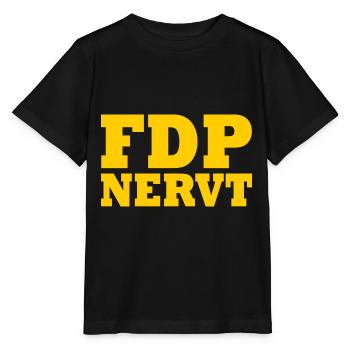 Fdp - Stanley/Stella Kinder T-Shirt MINI CREATOR  - Schwarz - Vorne - Mikhail (115cm)