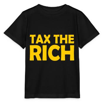 Tax the rich - Stanley/Stella MINI CREATOR Kids’ T-Shirt - black - Front - Mikhail (115cm)