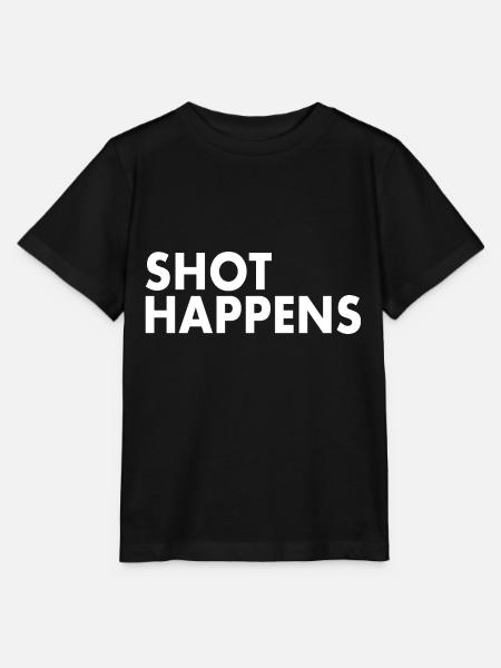 Shot happens - Stanley/Stella Kinder T-Shirt MINI CREATOR  - Schwarz