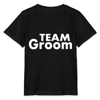 Team groom - T-shirt bio MINI CREATOR Stanley/Stella Enfant - noir - Devant - Mikhail (115cm)
