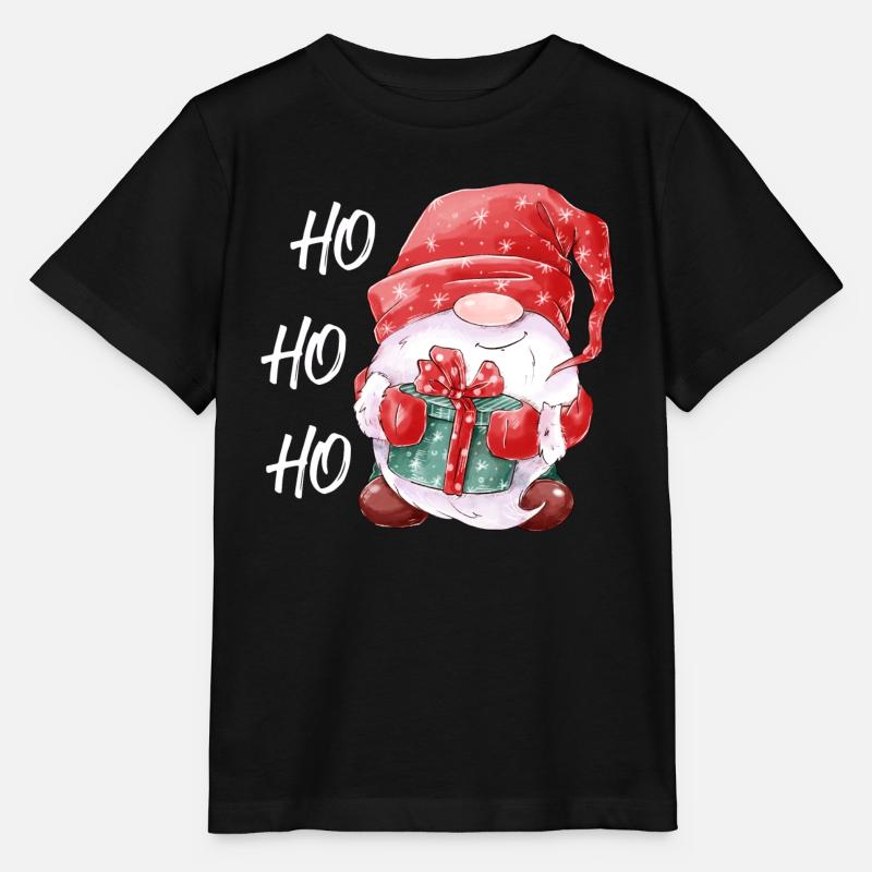 Ho Ho Ho - Voici l’elfe de Noël - T-shirt bio MINI CREATOR Stanley/Stella Enfant - noir