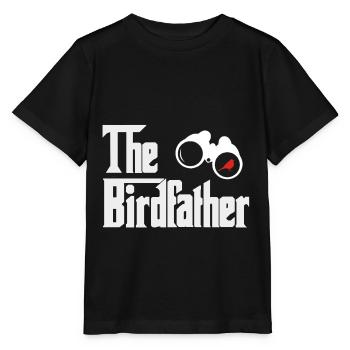 The Birdfather the Godfather Ornithologist - Stanley/Stella MINI CREATOR Kids’ T-Shirt - black - Front - Mikhail (115cm)