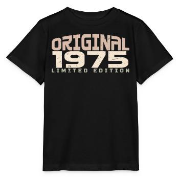 Millésime 1975 édition limitée 1975 anniversaire - T-shirt bio MINI CREATOR Stanley/Stella Enfant - noir - Devant - Mikhail (115cm)