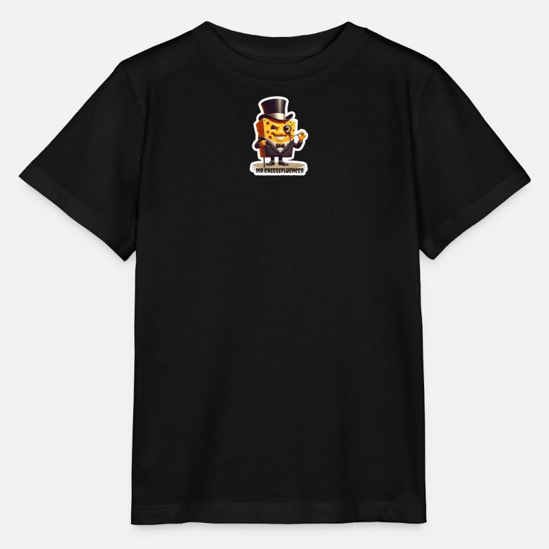 Mr Cheesefluencer Käsecharme - Stanley/Stella Kinder T-Shirt MINI CREATOR  - Schwarz