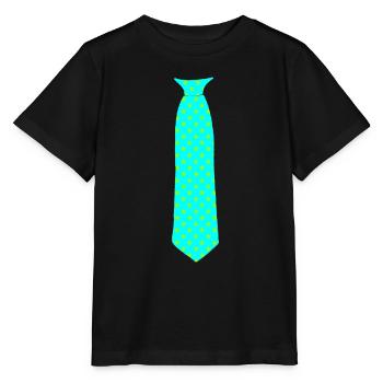 Cravate étoiles imprimées - T-shirt bio MINI CREATOR Stanley/Stella Enfant - noir - Devant - Mikhail (115cm)