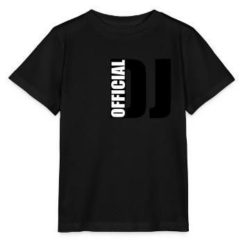 official DJ - Stanley/Stella MINI CREATOR Kids’ T-Shirt - black - Front - Mikhail (115cm)