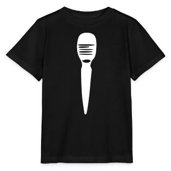 Microphone Singer Gift Singer - Stanley/Stella MINI CREATOR Kids’ T-Shirt - black - Front - Mikhail (115cm)