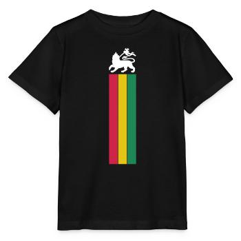 Reggae Musik Rastafari Jamaika - Stanley/Stella Kinder T-Shirt MINI CREATOR  - Schwarz - Vorne - Mikhail (115cm)