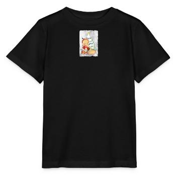 Cadeaux Elfe - T-shirt bio MINI CREATOR Stanley/Stella Enfant - noir - Devant - Mikhail (115cm)