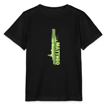 Mattheo as a splash of colour - Stanley/Stella MINI CREATOR Kids’ T-Shirt - black - Front - Mikhail (115cm)