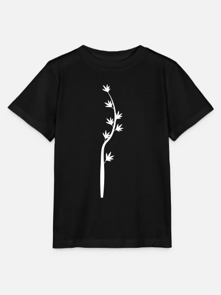 Lange Pflanze - Stanley/Stella Kinder T-Shirt MINI CREATOR  - Schwarz