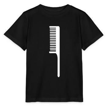 Coiffeur pesage coiffe ciseaux cossing cheveux coiffeur - T-shirt bio MINI CREATOR Stanley/Stella Enfant - noir - Devant - Mikhail (115cm)