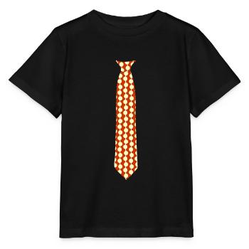 Tie Fake - Schlipsträger - Stanley/Stella MINI CREATOR Kids’ T-Shirt - black - Front - Mikhail (115cm)
