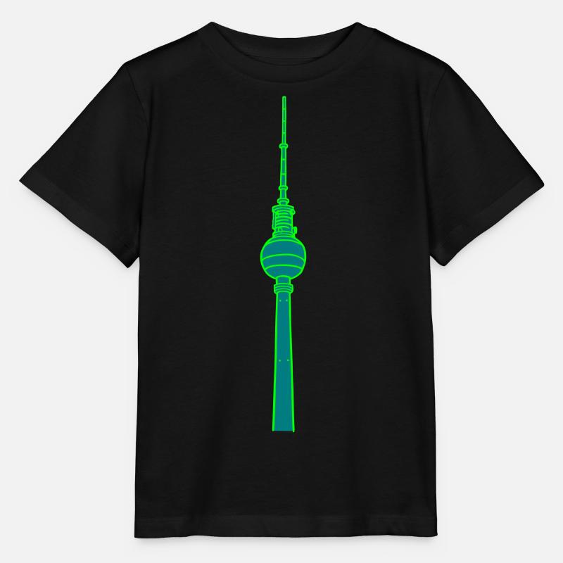 Fernsehturm Berlin 2 - Stanley/Stella Kinder T-Shirt MINI CREATOR  - Schwarz