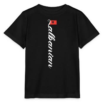 Albanien - Stanley/Stella Kinder T-Shirt MINI CREATOR  - Schwarz - Vorne - Mikhail (115cm)