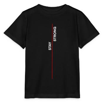 Bleiben Sie stark - Stanley/Stella Kinder T-Shirt MINI CREATOR  - Schwarz - Vorne - Mikhail (115cm)