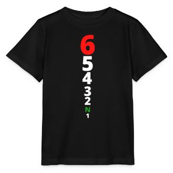 65432n1 moto vitesse - T-shirt bio MINI CREATOR Stanley/Stella Enfant - noir - Devant - Mikhail (115cm)