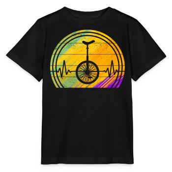 Monocycle monocycle monocycle - T-shirt bio MINI CREATOR Stanley/Stella Enfant - noir - Devant - Mikhail (115cm)