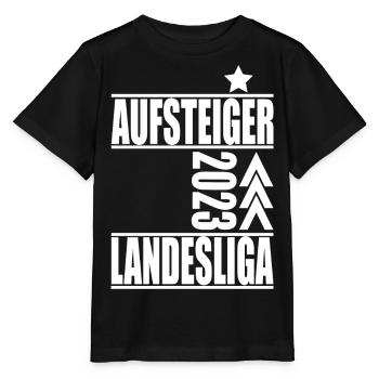 Aufsteiger Landesliga 2023 Aufstiegstrikot - Stanley/Stella Kinder T-Shirt MINI CREATOR  - Schwarz - Vorne - Mikhail (115cm)