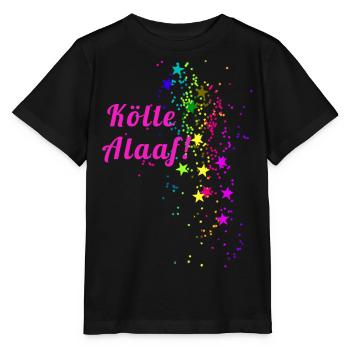 Kölle alaaf, confettis, carnaval, étoiles - T-shirt bio MINI CREATOR Stanley/Stella Enfant - noir - Devant - Mikhail (115cm)