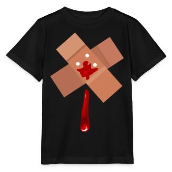 Blessé - T-shirt bio MINI CREATOR Stanley/Stella Enfant - noir - Devant - Mikhail (115cm)