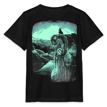 Preikestolen - Troll - Norwegen - Stanley/Stella Kinder T-Shirt MINI CREATOR  - Schwarz - Vorne - Mikhail (115cm)