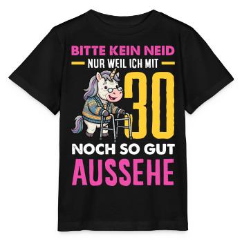 Mit 30 Noch So Gut Aussehe - Stanley/Stella Kinder T-Shirt MINI CREATOR  - Schwarz - Vorne - Mikhail (115cm)