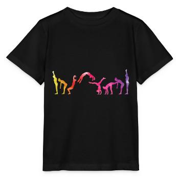Art de la gymnastique - T-shirt bio MINI CREATOR Stanley/Stella Enfant - noir - Devant - Mikhail (115cm)