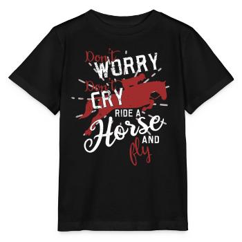 Horse Horse Award - Stanley/Stella MINI CREATOR Kids’ T-Shirt - black - Front - Mikhail (115cm)
