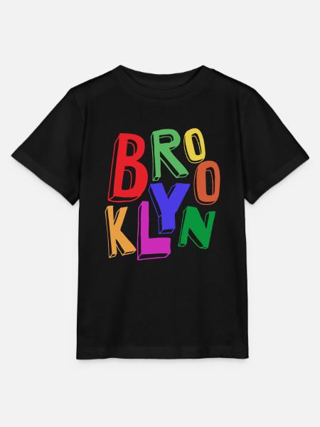 BROOKLYN FARBE - Stanley/Stella Kinder T-Shirt MINI CREATOR  - Schwarz