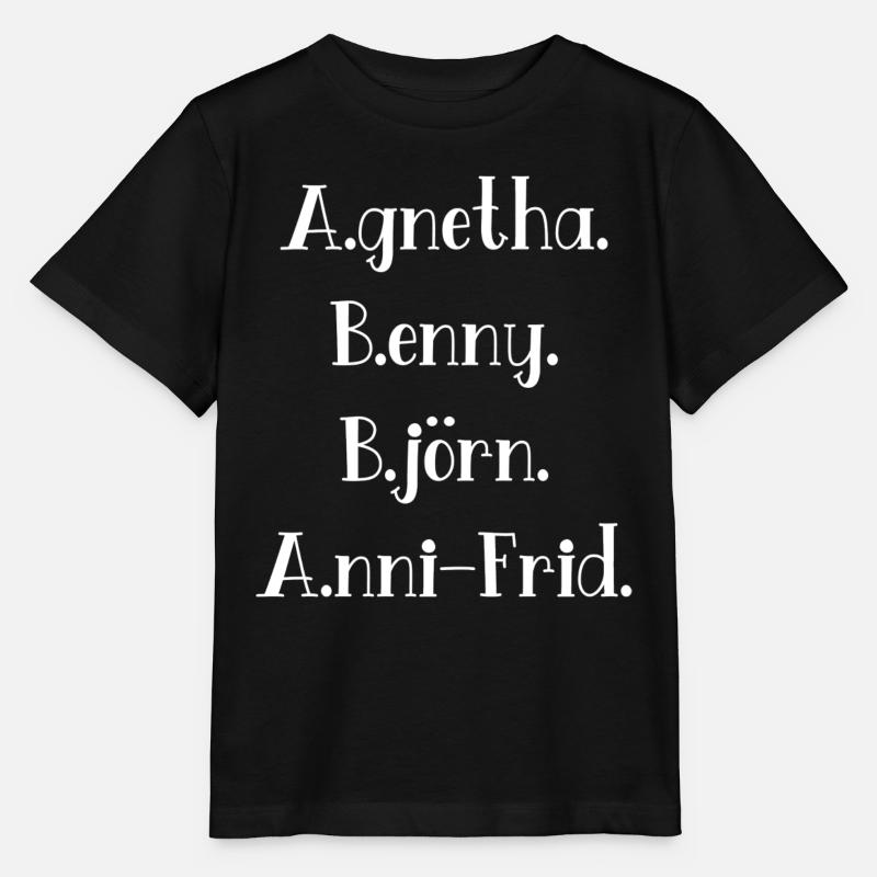 A.B.B.A. - T-shirt bio MINI CREATOR Stanley/Stella Enfant - noir