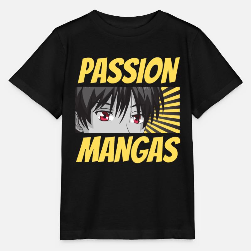 passion mangas - T-shirt bio MINI CREATOR Stanley/Stella Enfant - noir