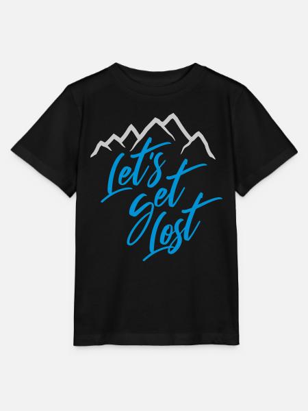 Lets Get Lost - Stanley/Stella Kinder T-Shirt MINI CREATOR - Schwarz