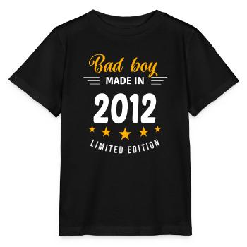 Bad boy made in 2012 - Stanley/Stella MINI CREATOR Kids’ T-Shirt - black - Front - Mikhail (115cm)