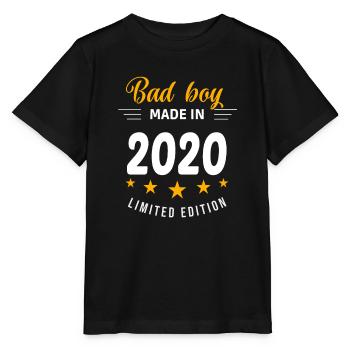 Bad boy made in 2020 - Stanley/Stella MINI CREATOR Kids’ T-Shirt - black - Front - Mikhail (115cm)