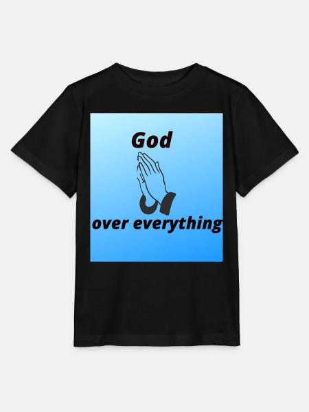 Gott über alles - Stanley/Stella Kinder T-Shirt MINI CREATOR  - Schwarz