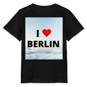I LOVE BERLIN - T-shirt bio MINI CREATOR Stanley/Stella Enfant - noir - Devant - Mikhail (115cm)